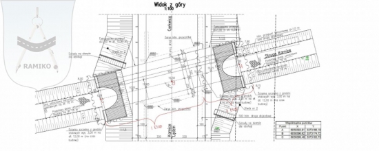 Przepust widok z góry